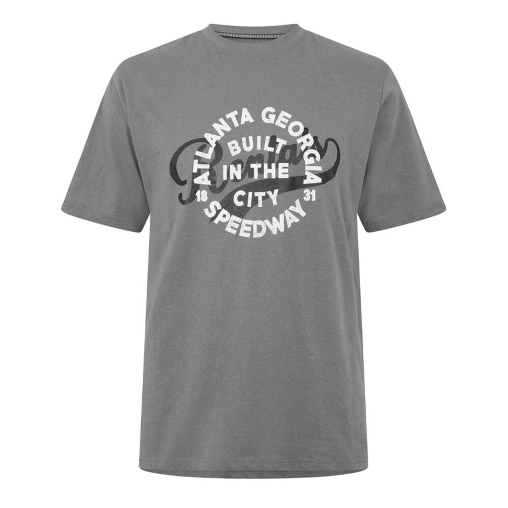 Threadbare Mens Angeloni Regular T-Shirt / Slate